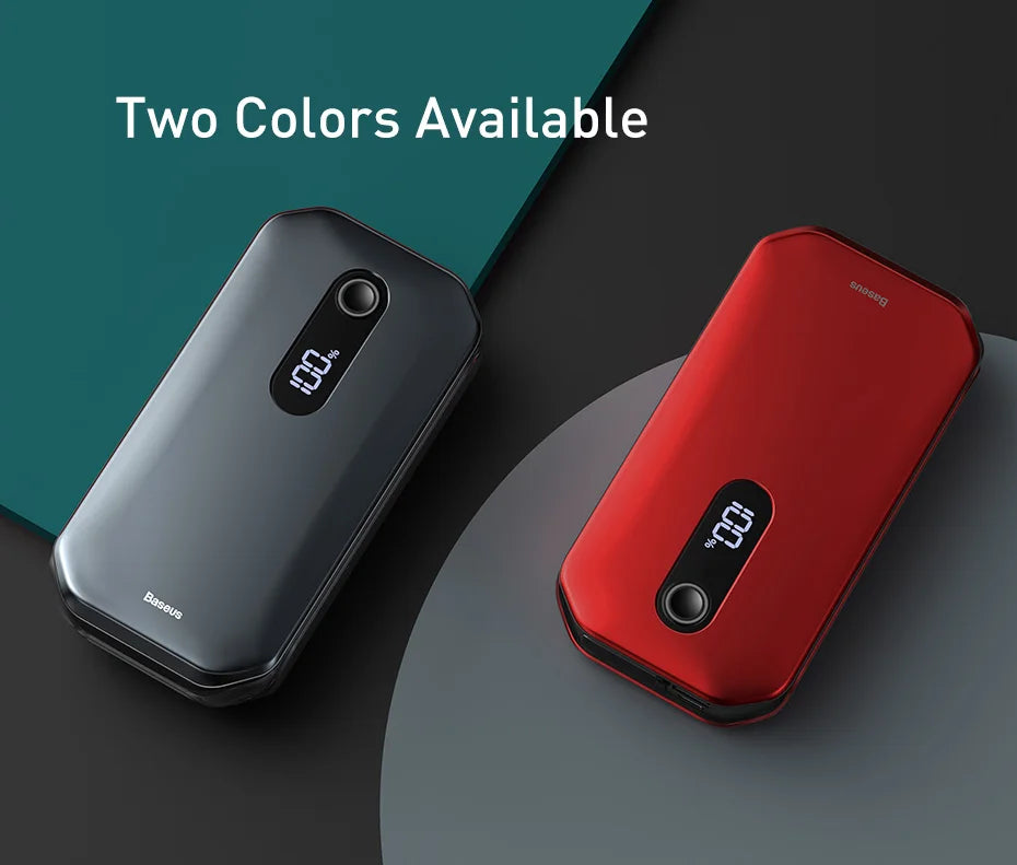 Baseus Portable Car Jump Starter Device Power Bank Emergency 12000mAh High Power 12V Car Battery Booster Auto Starting Device
