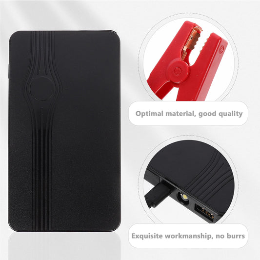 Car Jump Starter 6000mAh Power Bank Car Emergency Power Source Portable Device High Capacity Lightweight
