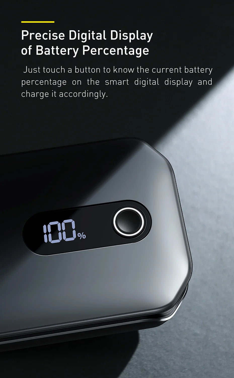 Baseus Portable Car Jump Starter Device Power Bank Emergency 12000mAh High Power 12V Car Battery Booster Auto Starting Device