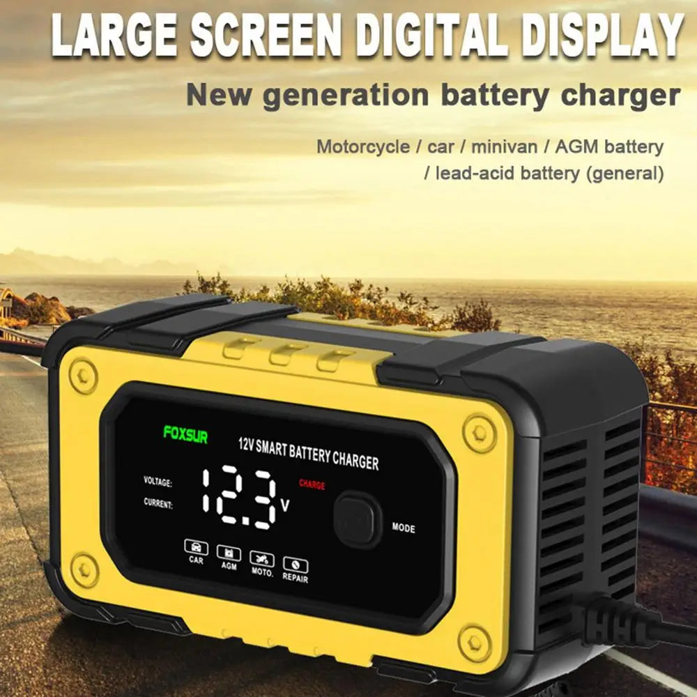 Car Battery Jump Starter Portable Jump Starter For Car Powerful Device With LCD Screen 12V For Automobile Truck Motorcycle