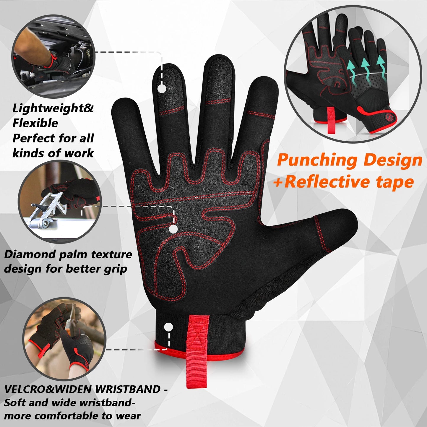 Fishing Gloves Catching Protect Hand Professional  Anti-slip Gardening Gloves Mechanic Gloves Men Women Driving Gloves