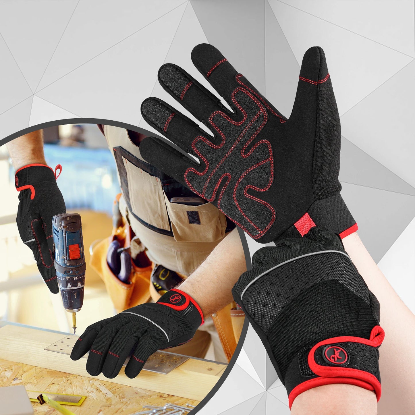 Fishing Gloves Catching Protect Hand Professional  Anti-slip Gardening Gloves Mechanic Gloves Men Women Driving Gloves