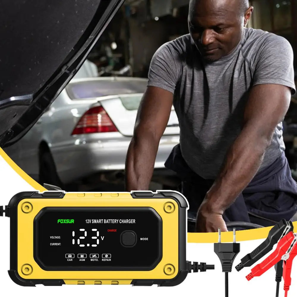 Car Jumper Starter Portable Jump Starter Power Pack Powerful Device With LCD Screen 12V For Automobile Truck Motorcycle Garage