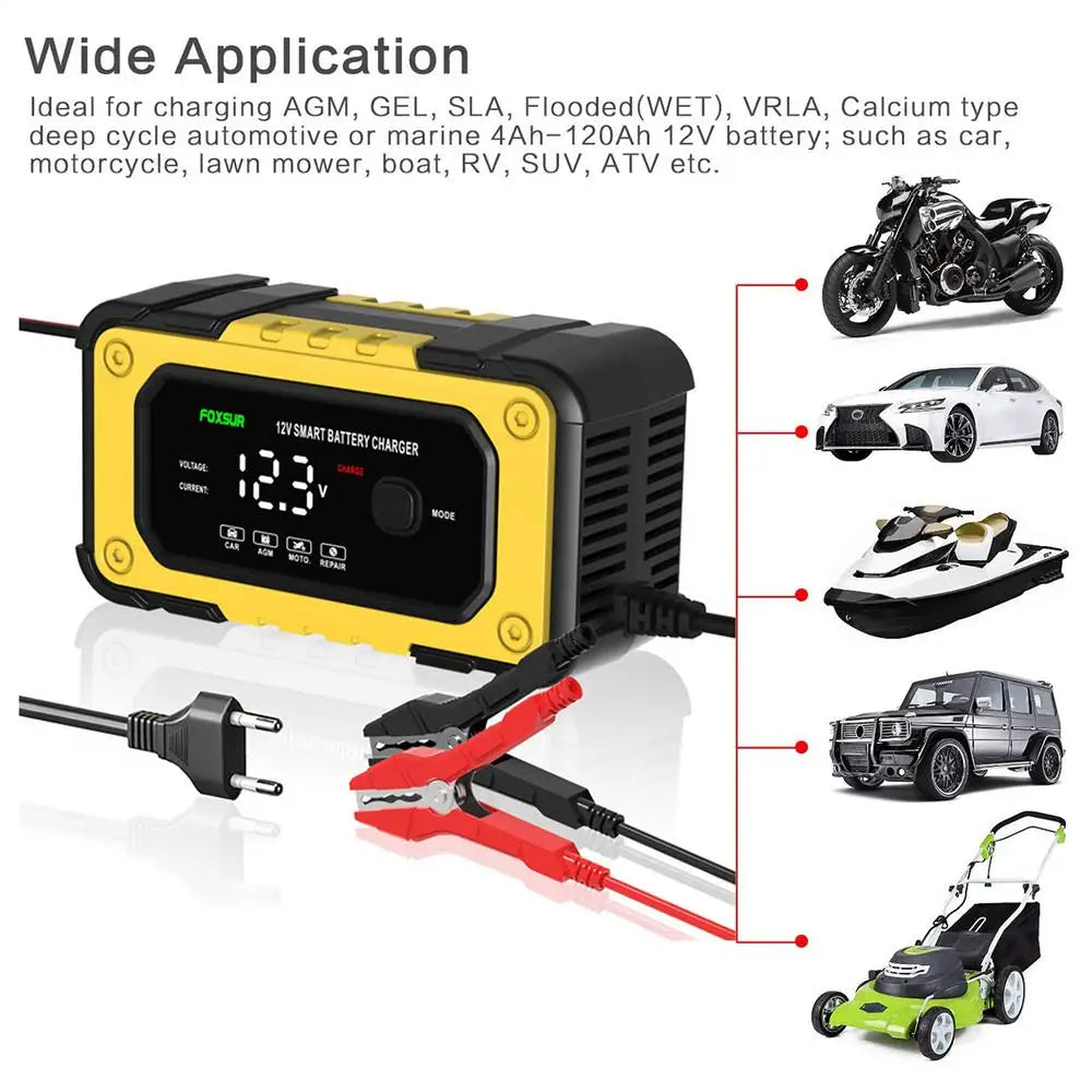 Car Battery Jump Starter Portable Jump Starter For Car Powerful Device With LCD Screen 12V For Automobile Truck Motorcycle